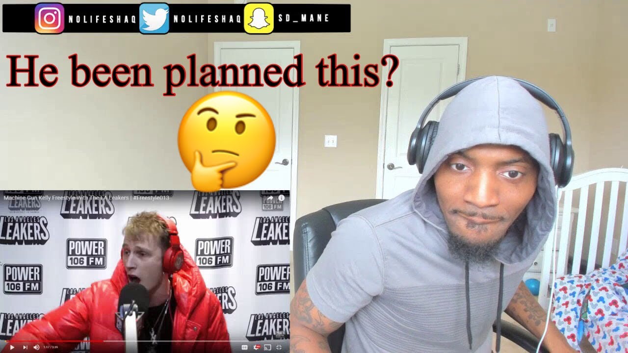 He been waiting to diss Eminem! | Machine Gun Kelly Freestyle With The LA Leakers | REACTION