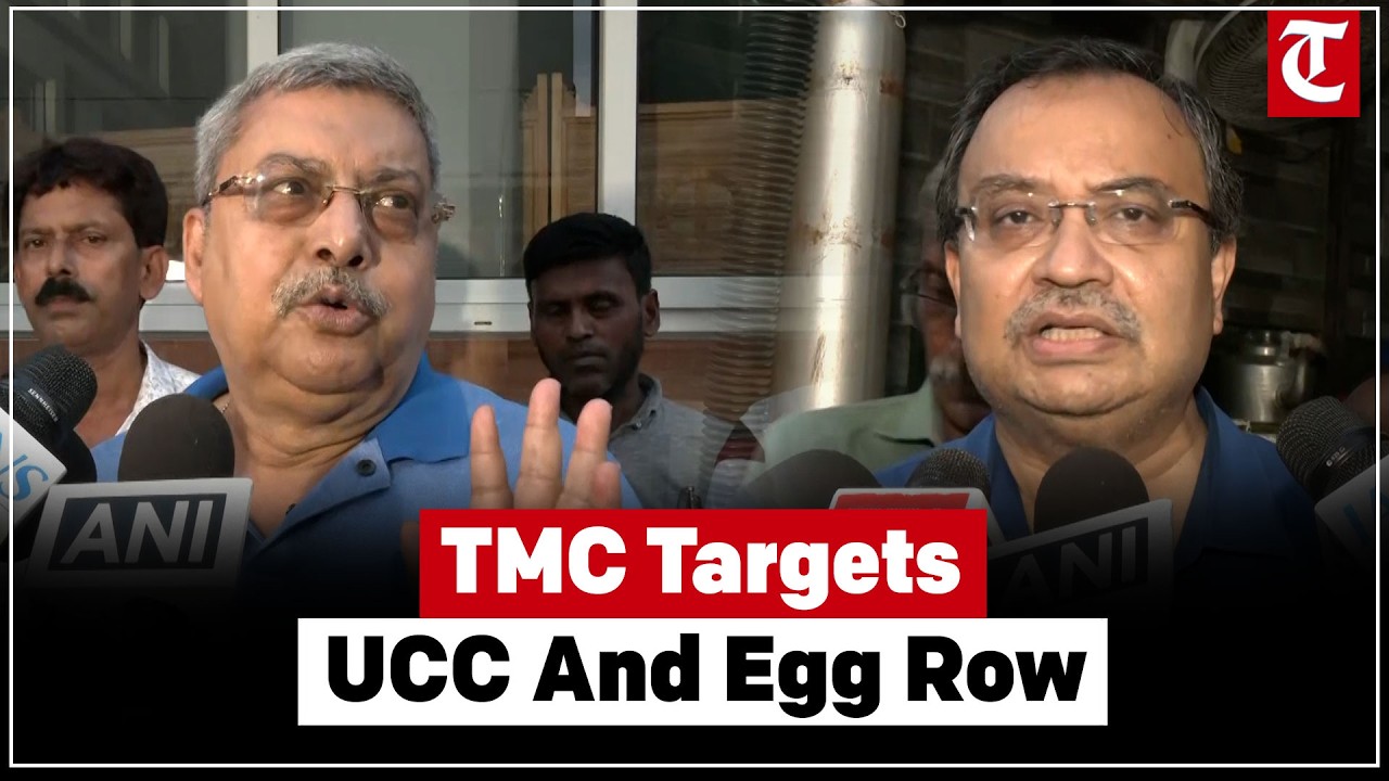 TMC Leaders Kalyan Banerjee & Kunal Ghosh Target BJP Over UCC, Eggs, Anti-Social Bill