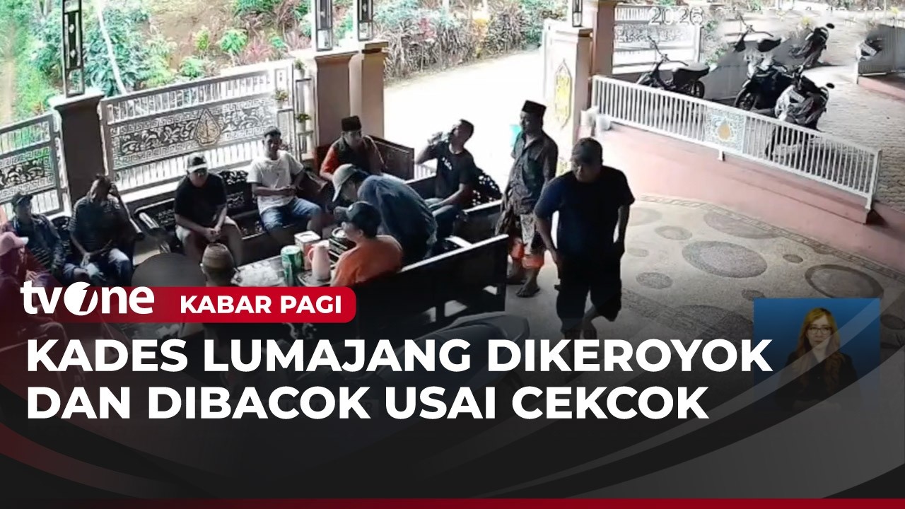 Detik-detik Kades di Lumajang Diserang Belasan Orang Bersajam! | Kabar Pagi