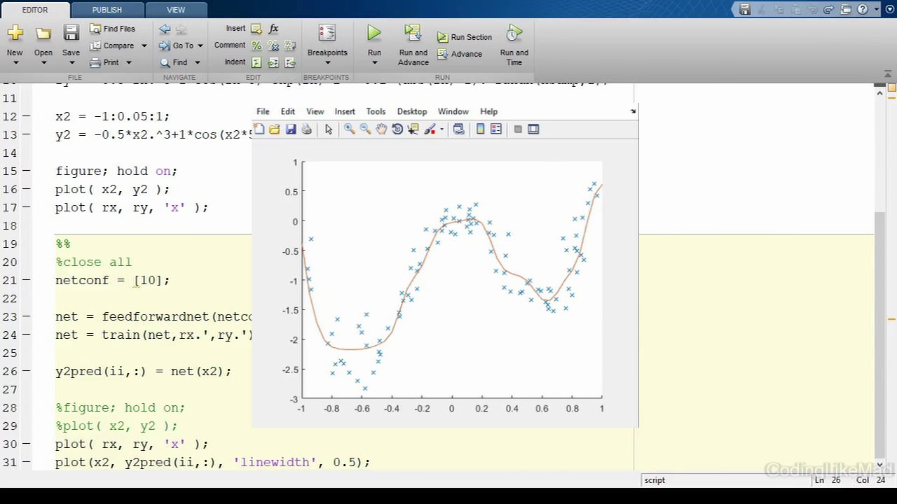 Neural Networks in Matlab: Part 1 - Training Regression Networks
