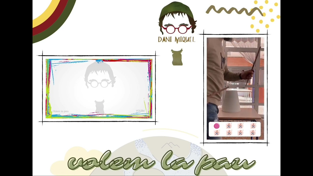 Volem la Pau amb percussió i moviment