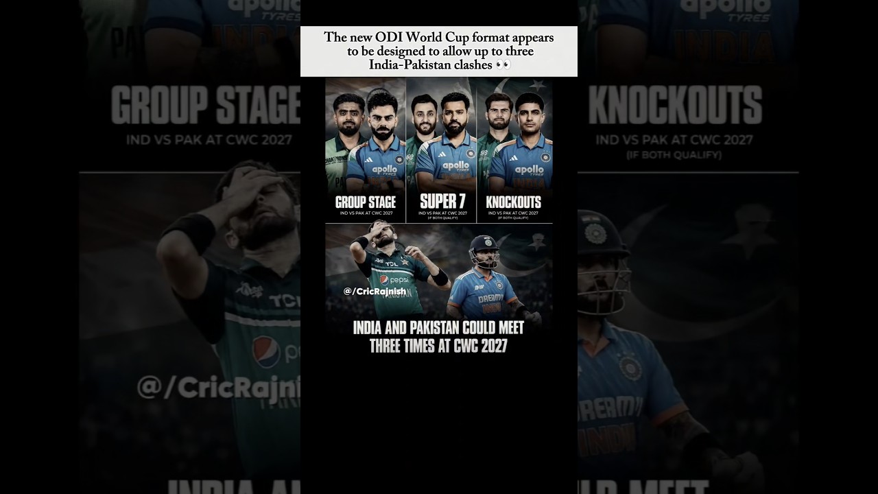 ICC Just Guaranteed More India vs Pakistan Matches 👀