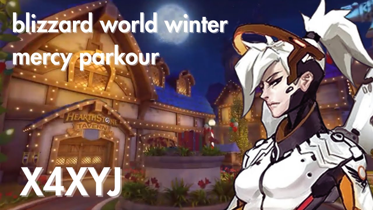 [X4XYJ] blizzard world winter mercy parkour