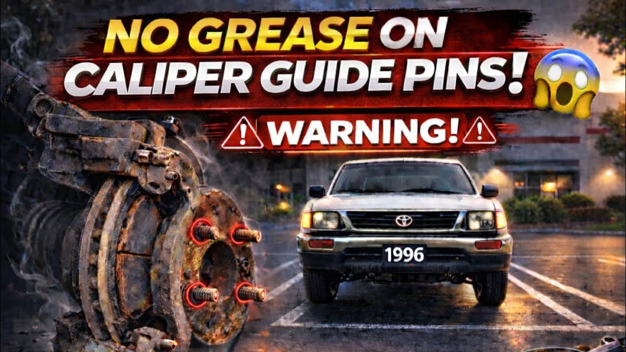 Brake Drag Fix – Clean & Grease Caliper Guide Pins