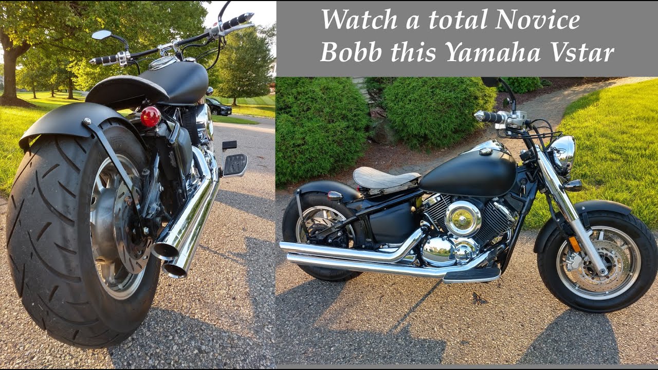 Комплект Blue Collar Bobber на моем Vstar 1100