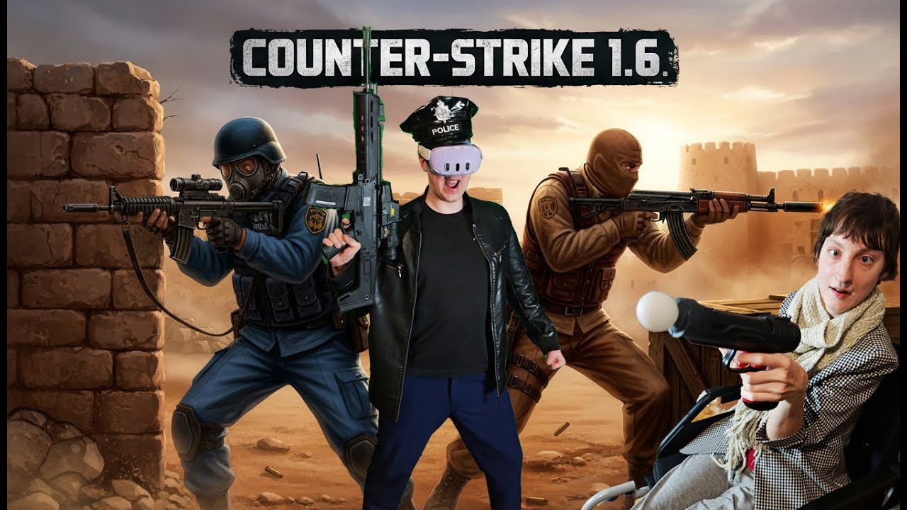Триатлон и Невидимых противников 🔥🔥🔥 CS VRGamesRUS №4 ► CSVR 1.6