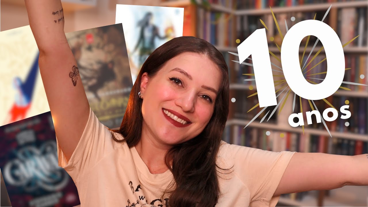 Os 10 LIVROS que mais marcaram os 10 ANOS DO CANAL 🎉