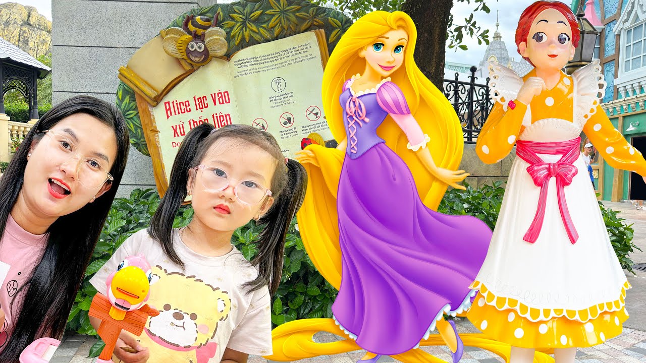 Cam Cam dẫn Changcady tới xứ xở thần ti&ecirc;n gặp c&ocirc;ng ch&uacute;a Alice v&agrave; được mời dự tiệc