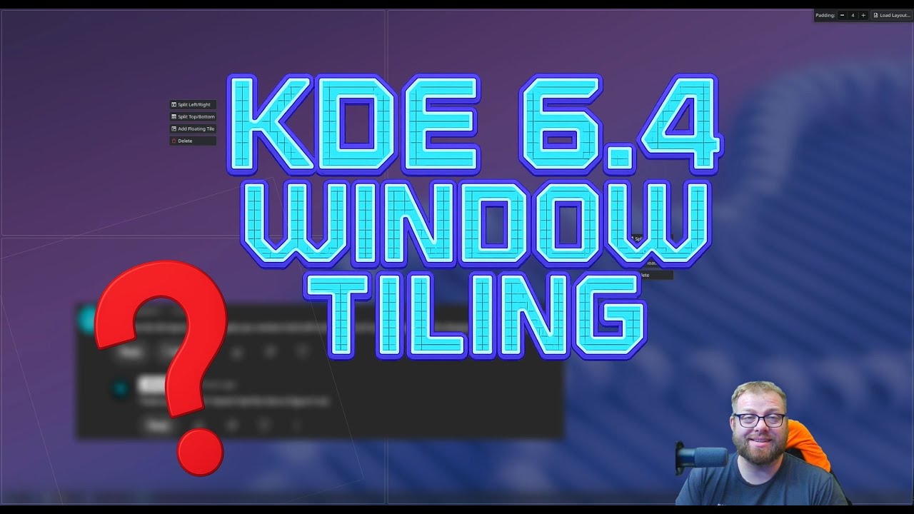 KDE 6.4 How to Tile WIndows