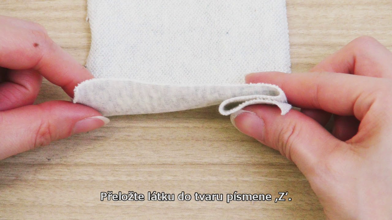 Návod Baby Lock - patka pro slepý steh