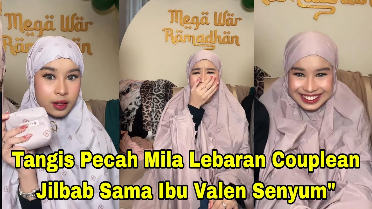 TA*NGIS PECAH MILA LEBARAN DI MADURA COUPLE AN JILBAB SAMA CAMER IBU NYA VALEN