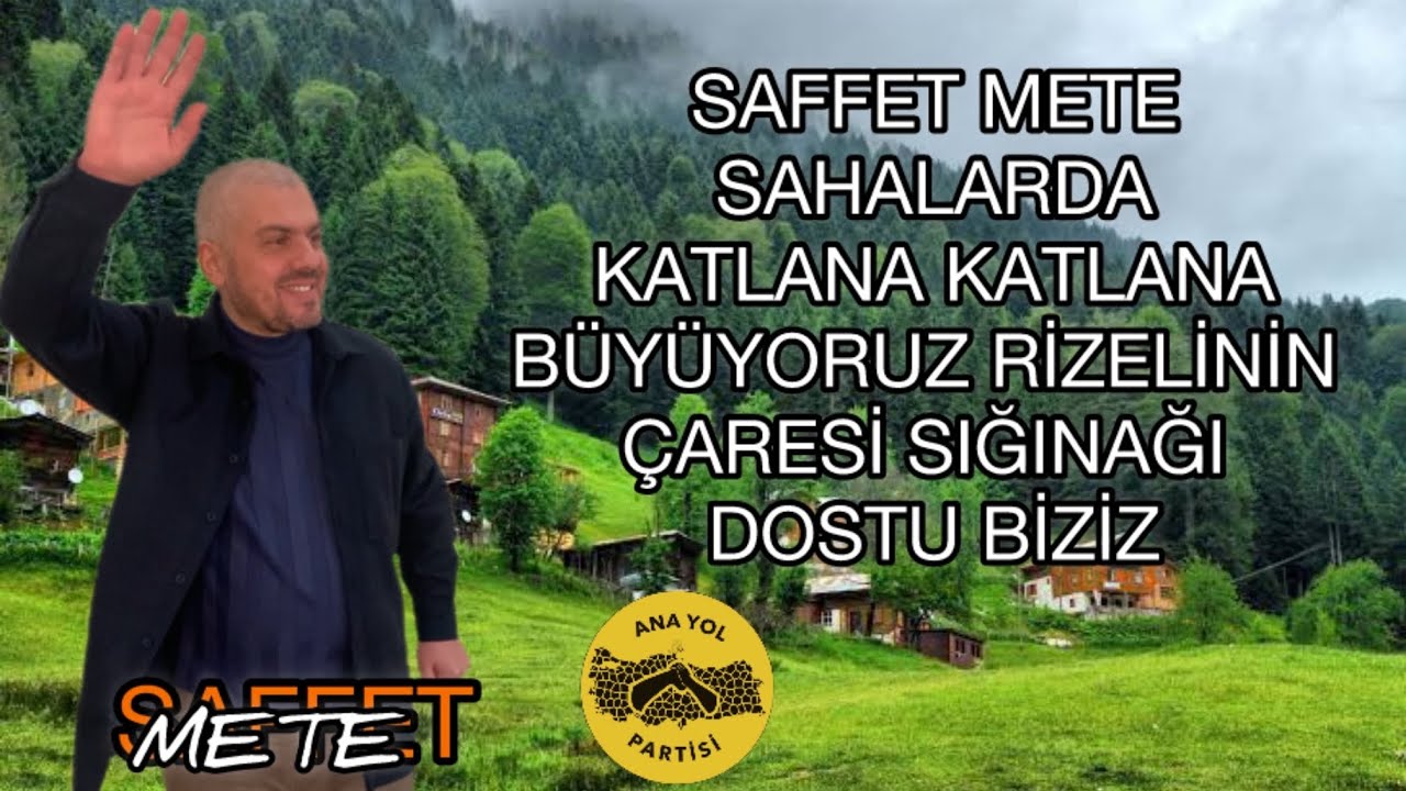 RİZELİNİN SIĞINAĞI YOL ARKADAŞI  ÇARESİ SAFFET METE DİR