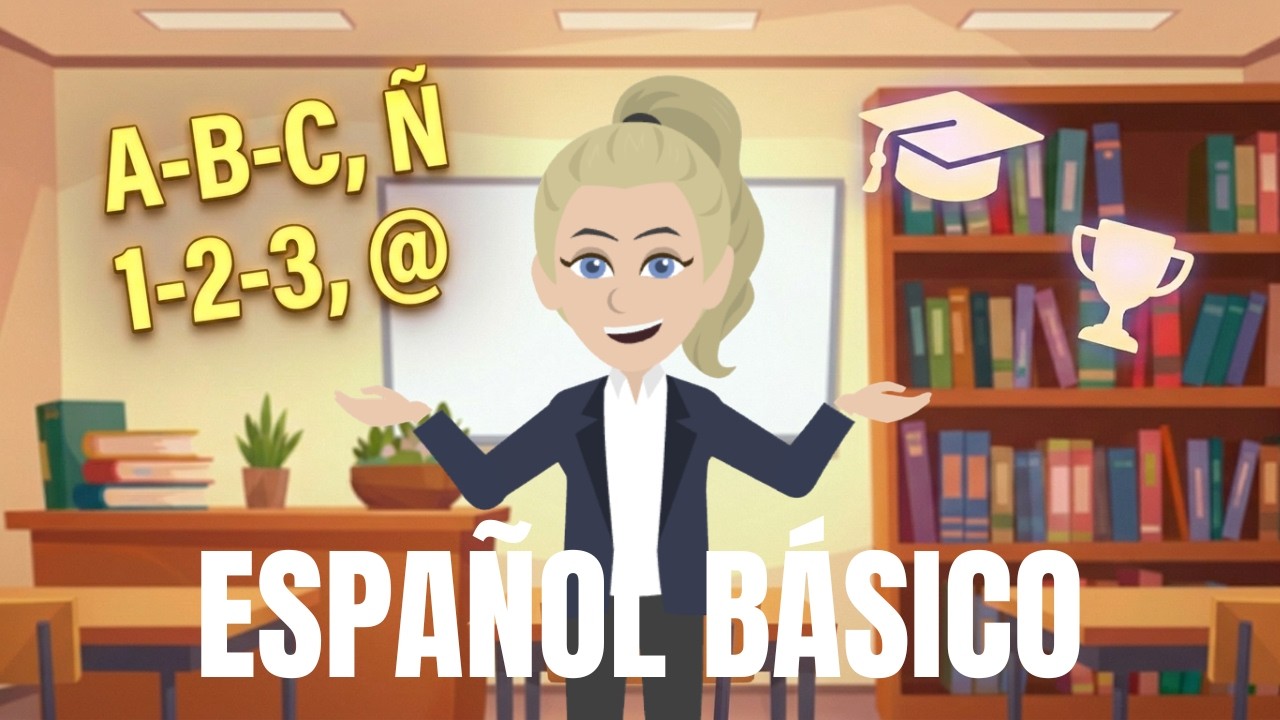 Aprende a pronunciar el abecedario y deletrear tu email en español | Español básico