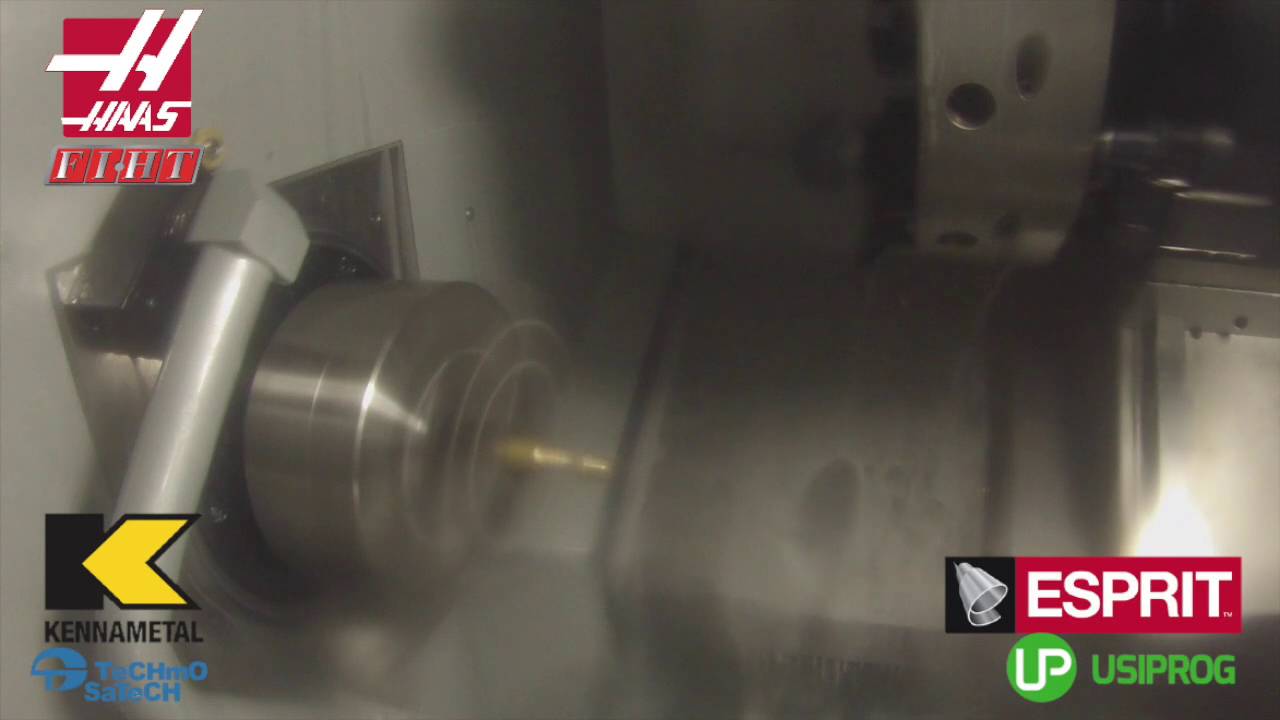 DÉMO TOUR D'USINAGE HAAS ST-20 FIHT MACHINES OUTILS