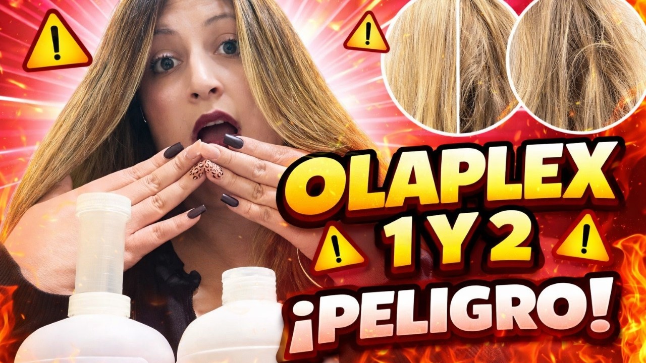 Precaución!!! Usando paso 1 y 2 de Olaplex #olaplex #cuidadocapilar