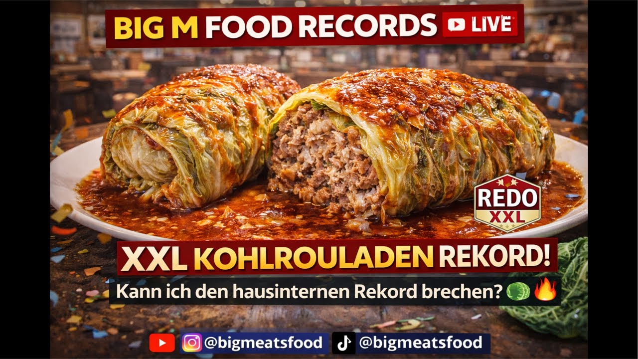BigM REDO XXL Kohlrouladen REKORD! 😱🫃