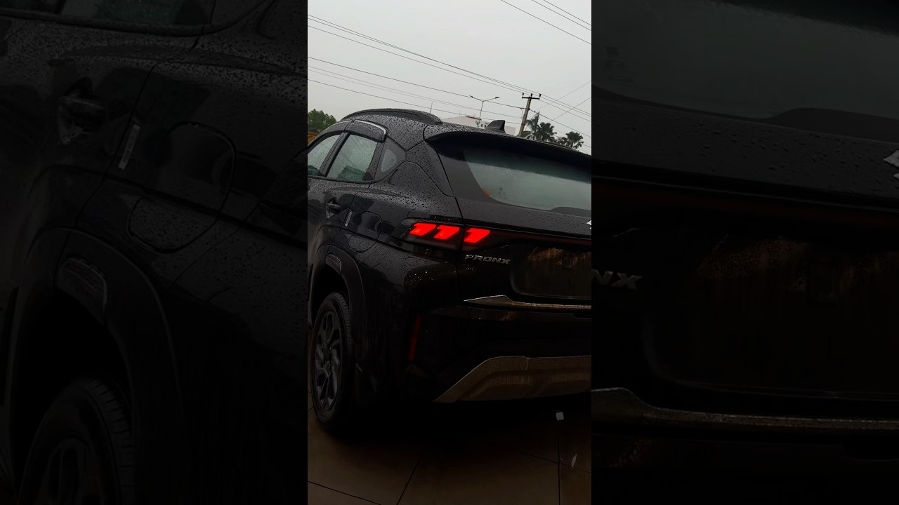 Black colour me Fronx Delta plus ki looks automatic #fronx #suv #black