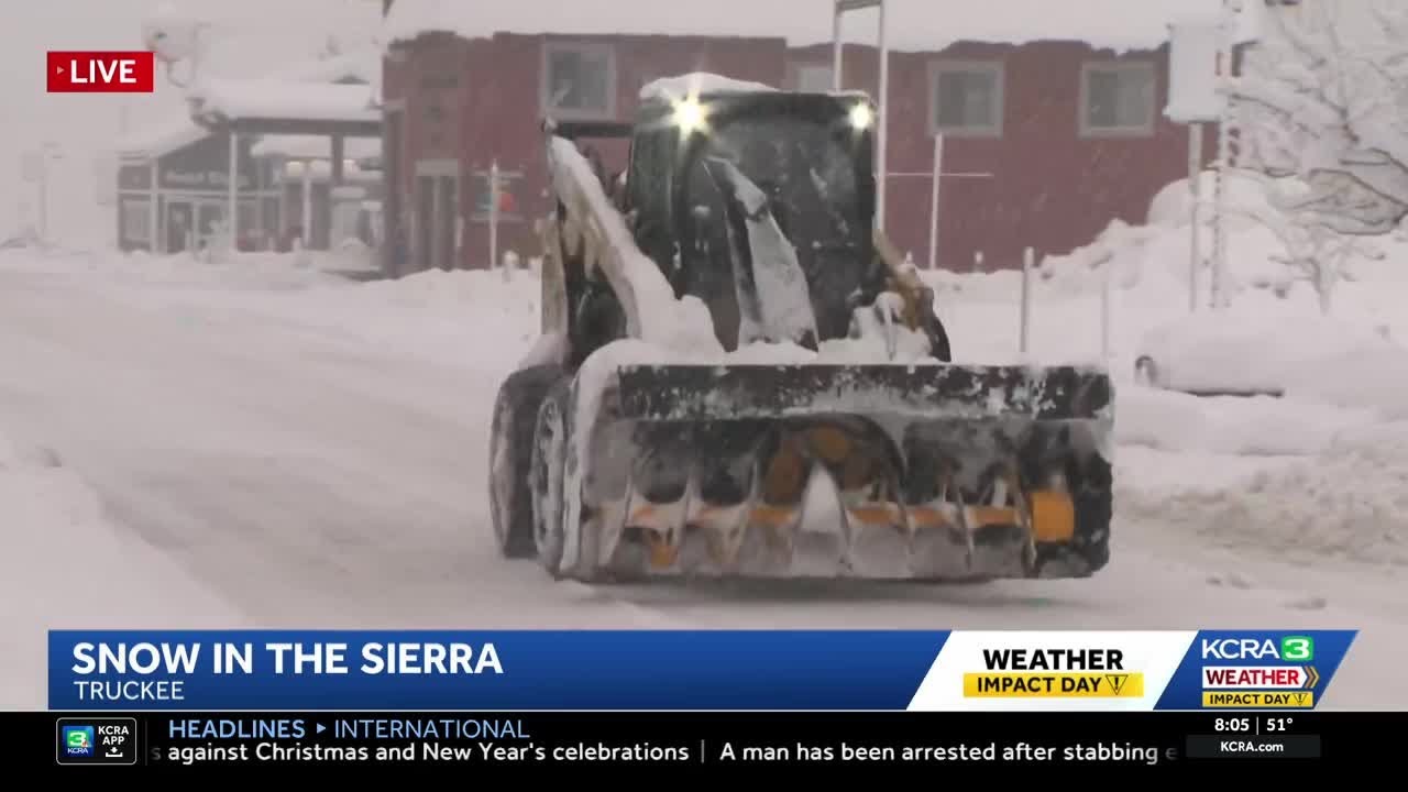 Northern California storm coverage | Snowplows out and about at 8 a.m. Dec. 26, 2025