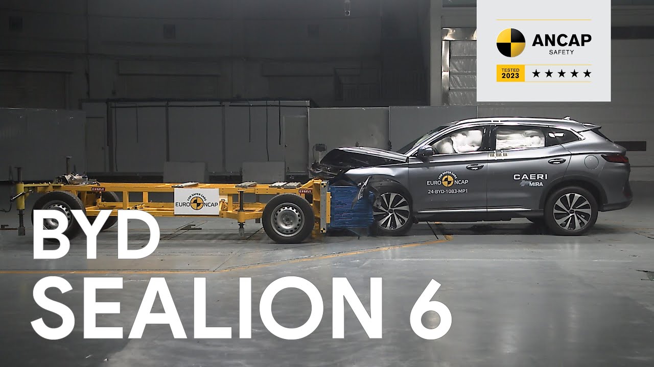 ANCAP SAFETY testing BYD SEALION 6