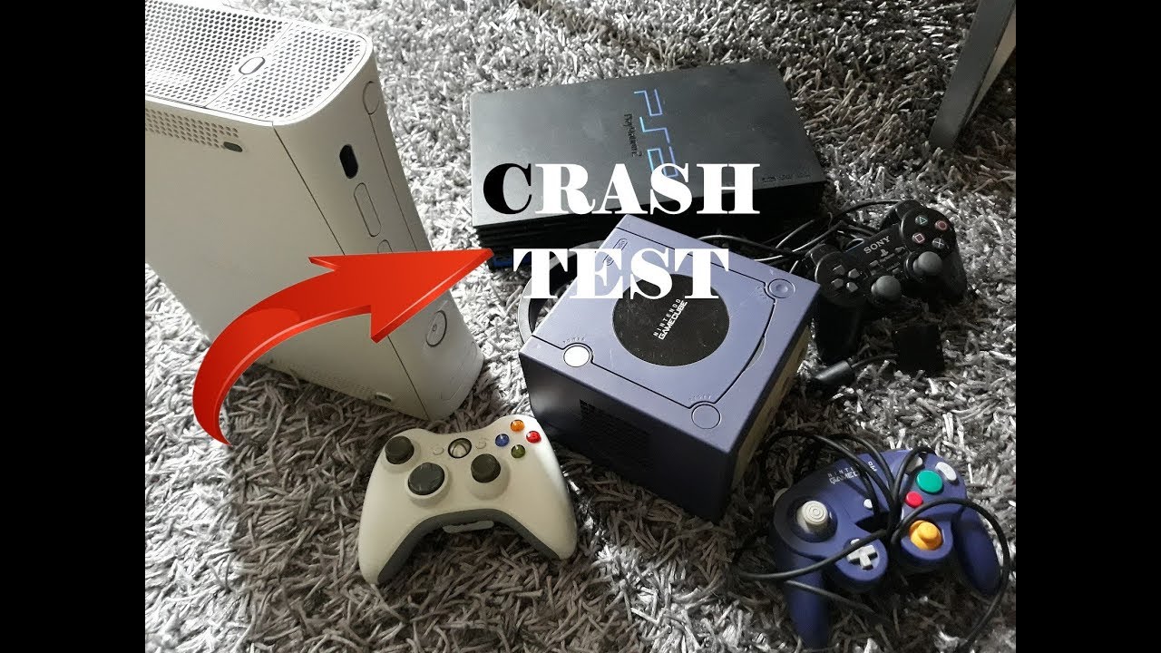 Crash TEST consoles de Vide Grenier 