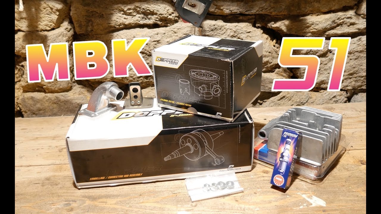 MBK51_#02 Pieces MOTEUR Doppler