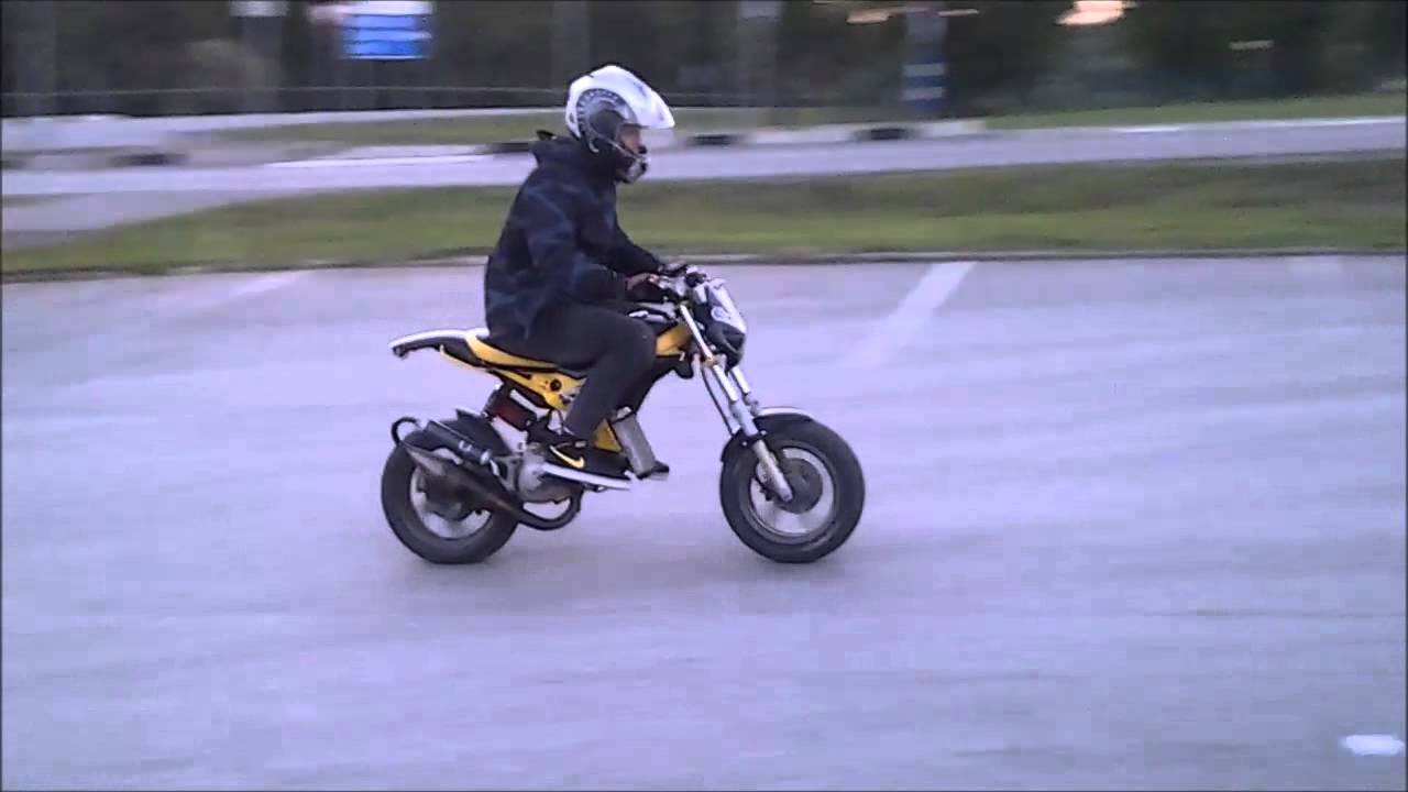 Stunt training with Suzuki Street Magic