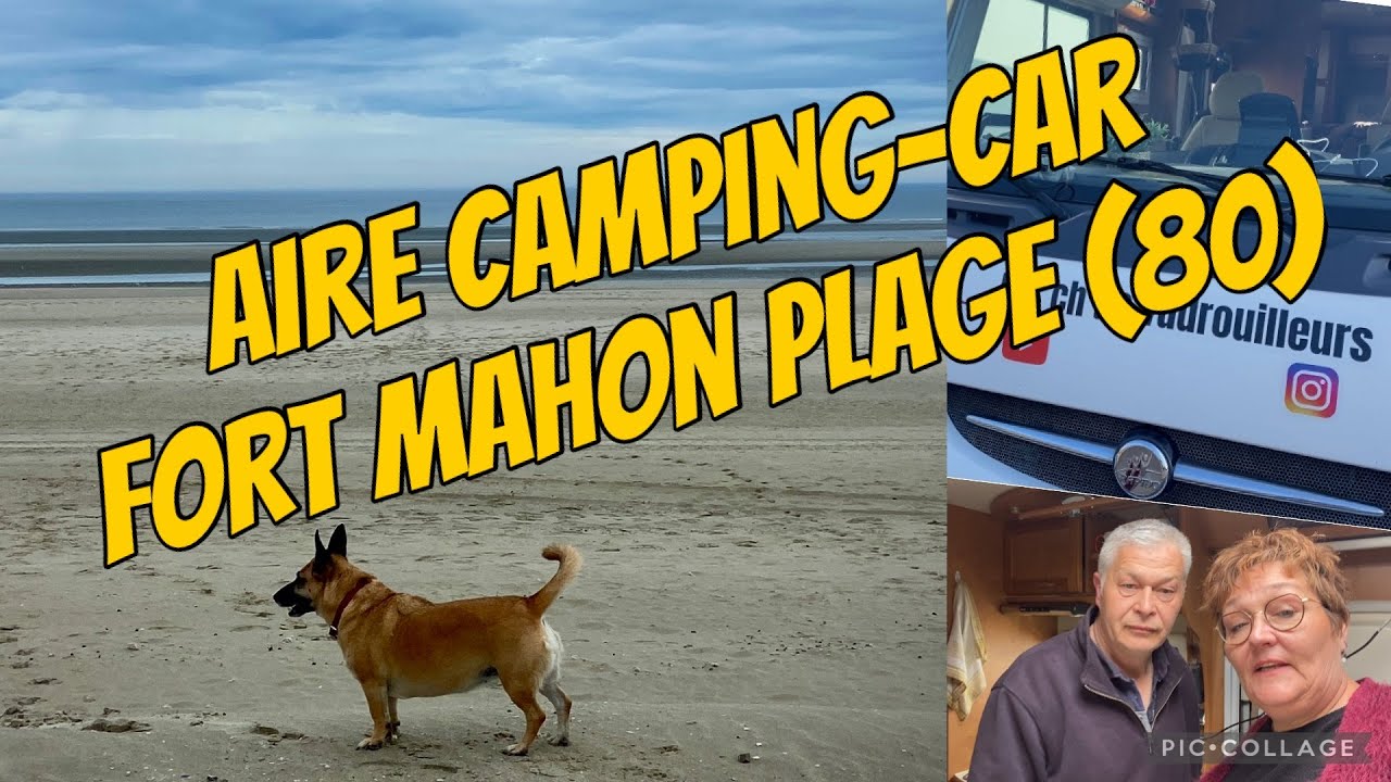 122 Aire camping car  de Fort Mahon plage