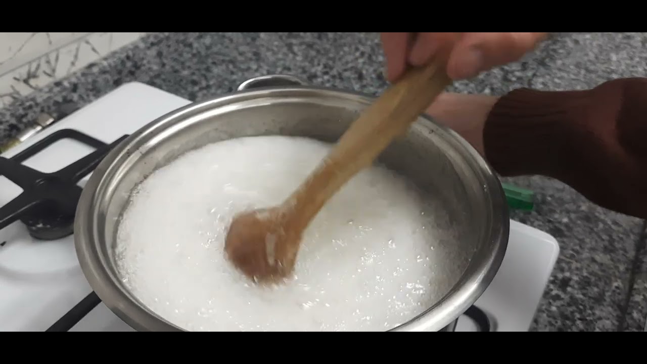 Arılar için tam ölçüleri ile fondan şeker yapımı