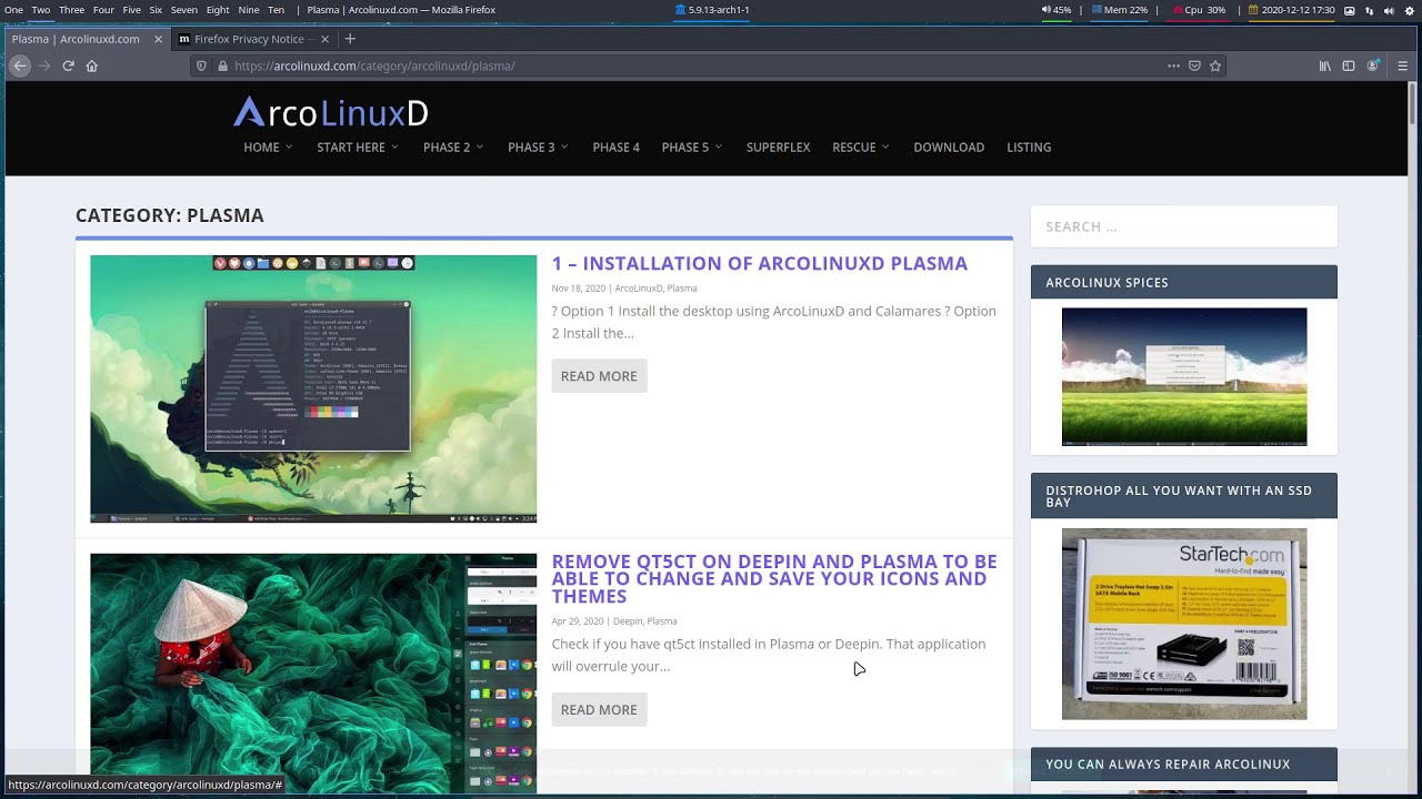 ArcoLinux : 1752 How to install ArcoLinuxB Spectrwm