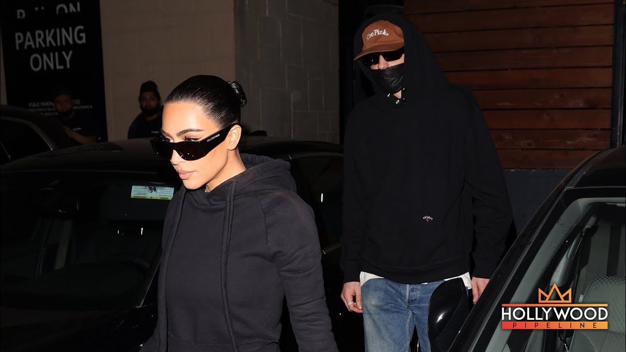 Kim Kardashian & Pete Davidson with Khloe Kardashian hit up Korean BBQ and Escape Room