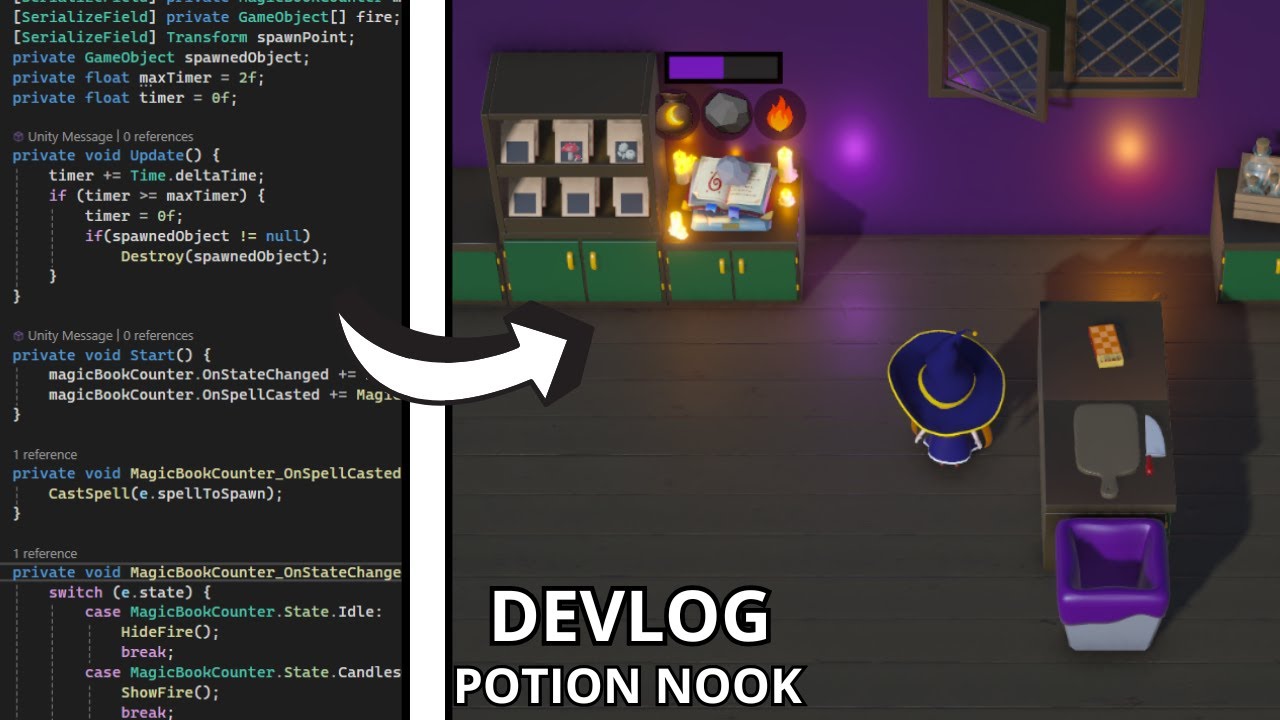Polska wersja gry i księga czarów | Devlog 6
