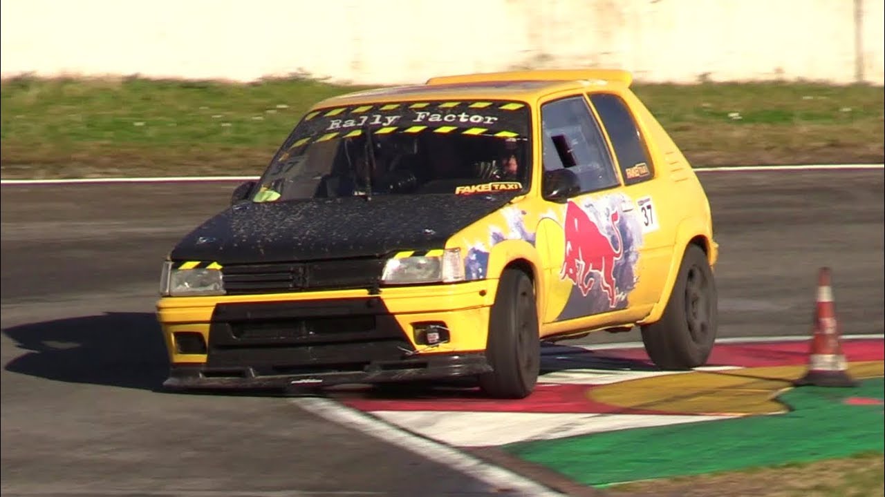 Peugeot 205 E1 - Pure intake sound & on board race
