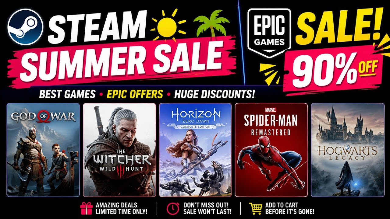 Buy These Games NOW! Steam Summer Sale + Epic Games Offers Explained