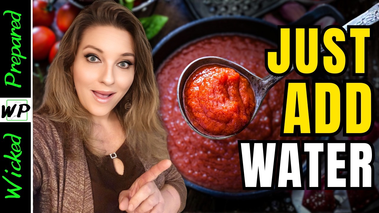 This Powder Makes Instant Pasta Sauces for the Prepper Pantry!