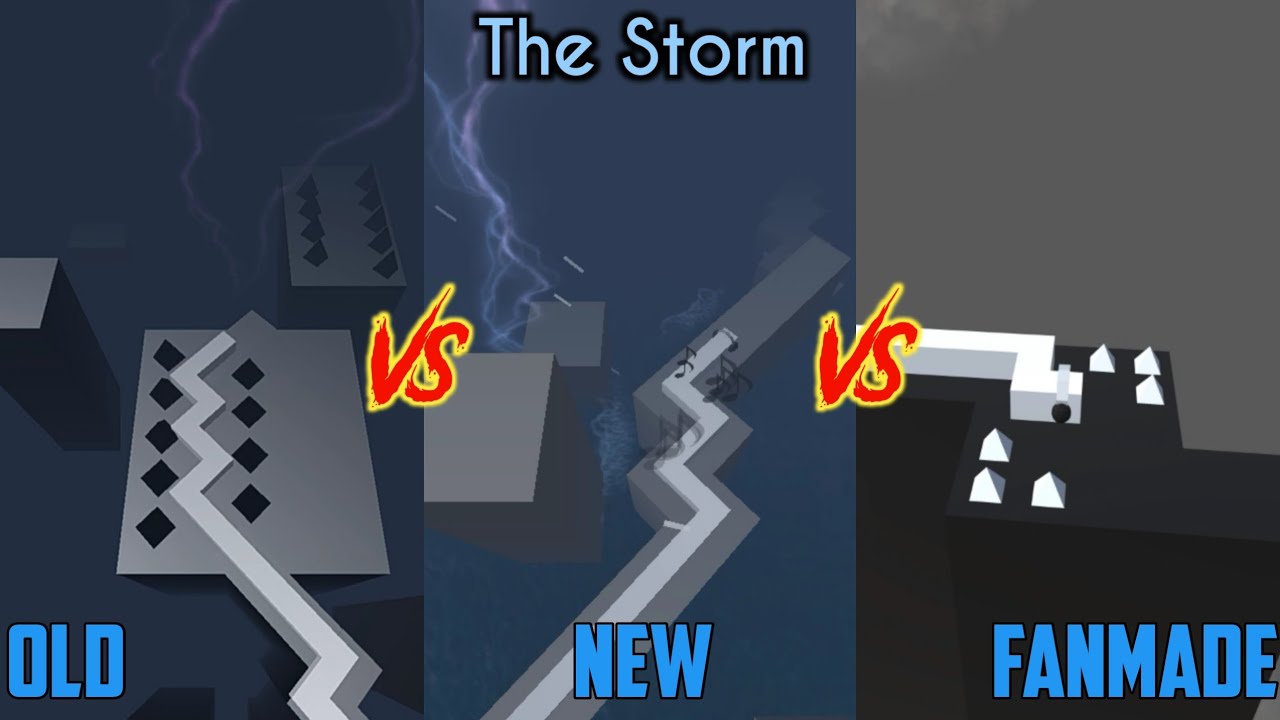 Dancing Line - The Storm | Old vs New vs Fanmade