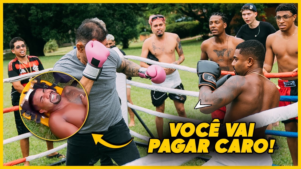 DAVI BRITO x MINOTAURO - O PAU QUEBROU NO BOXE DO PODPAH