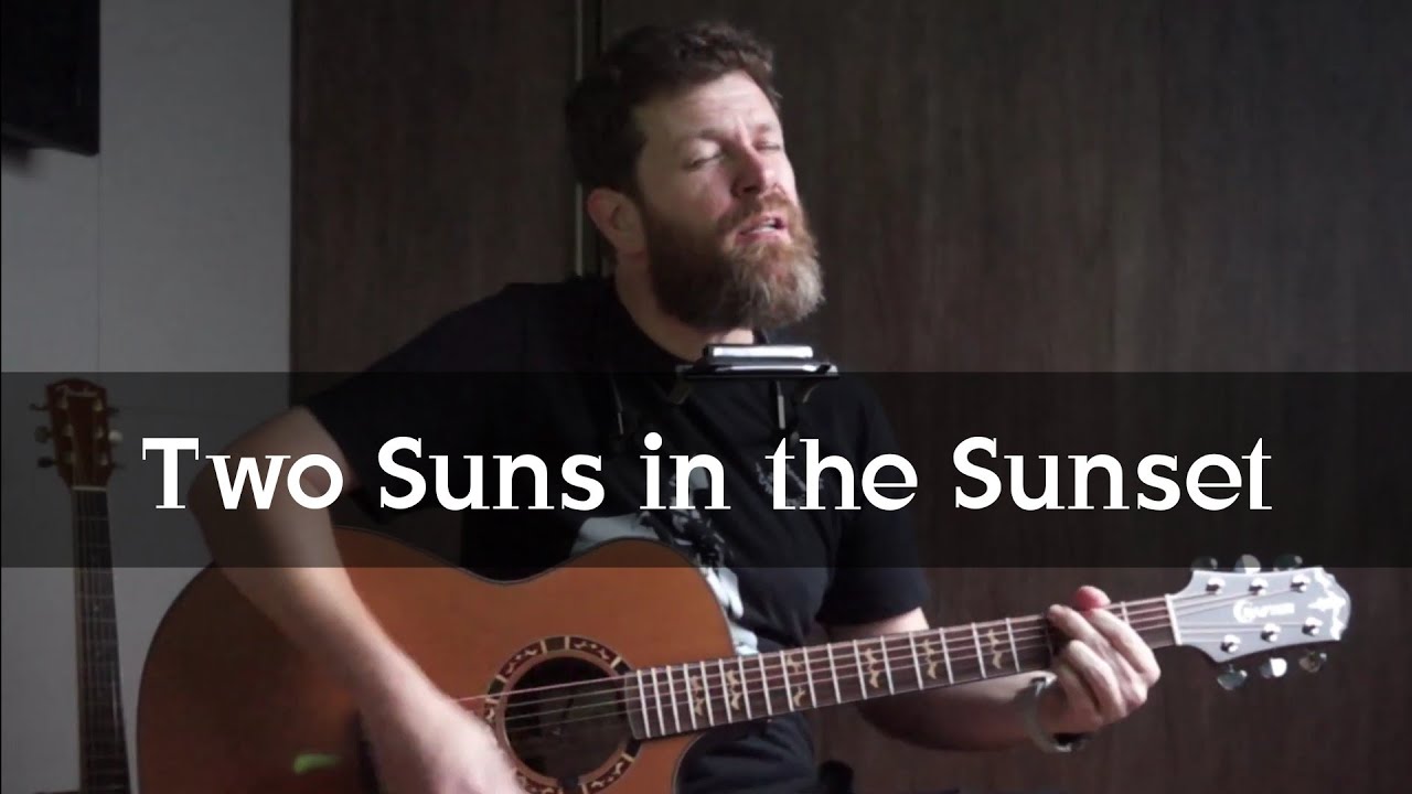 Two Suns in the Sunset | Pink Floyd | Acoustic Guitar and Harmonica (C)