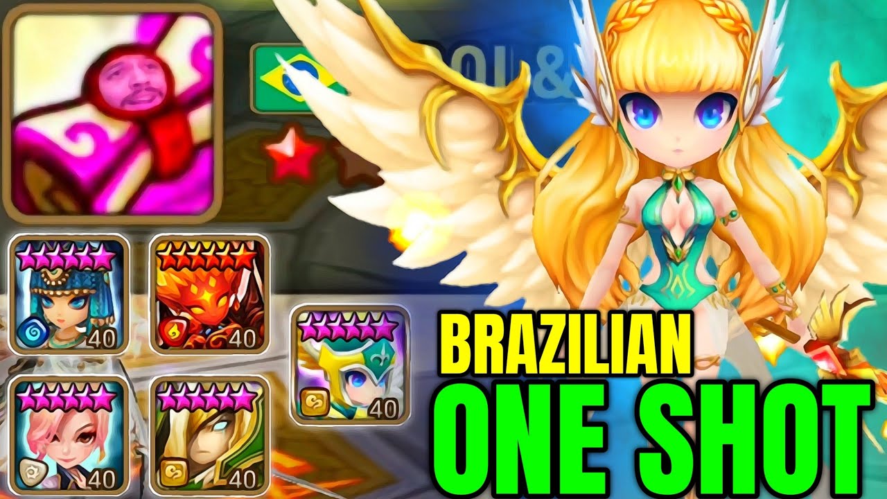 He has an Answer against all Enemies (ONE SHOT) - Summoners War