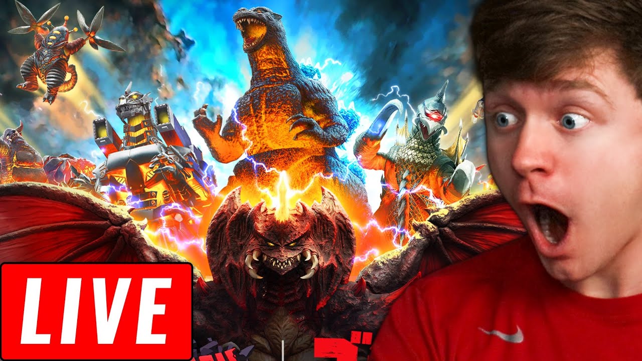 🔴LIVE - GODZILLA GIGABASH DOMINATION!
