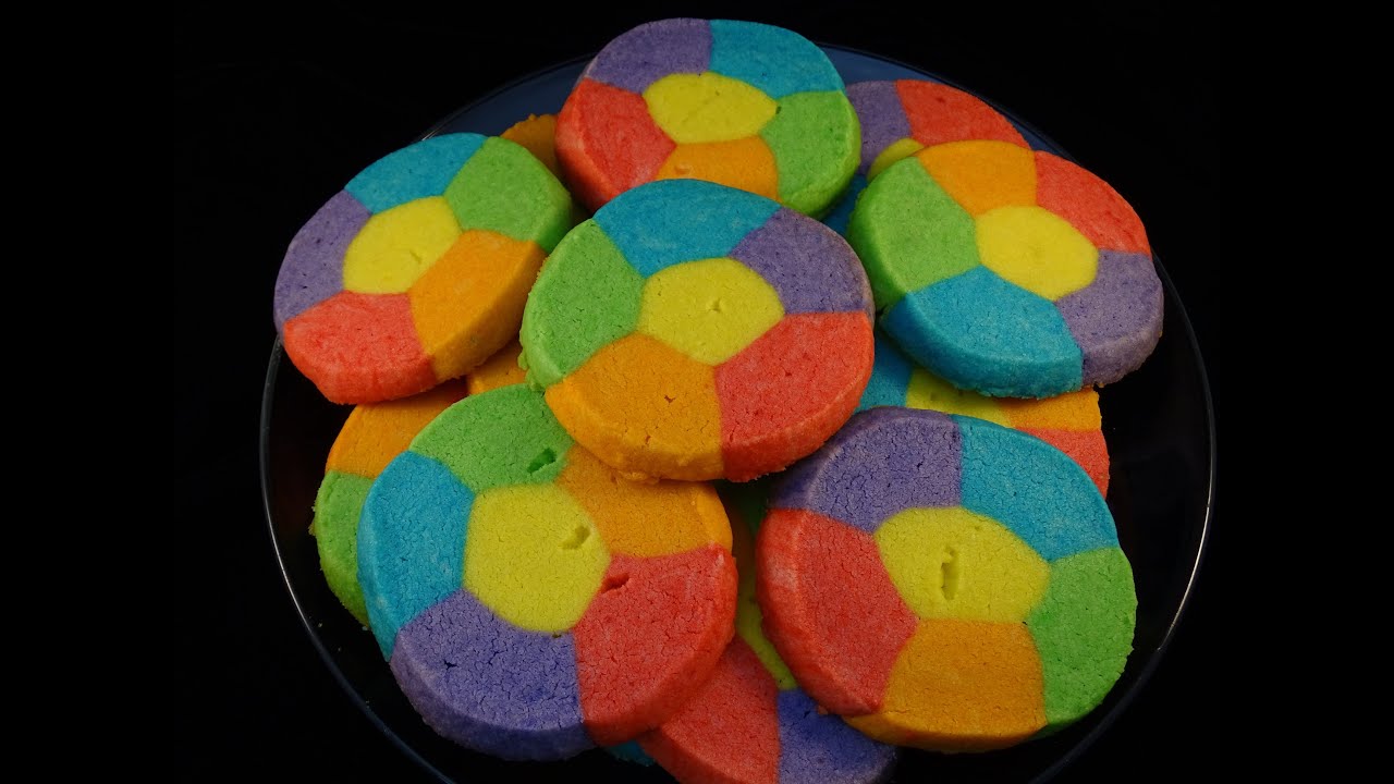 Rainbow Jell-O Sugar Cookies- with yoyomax12