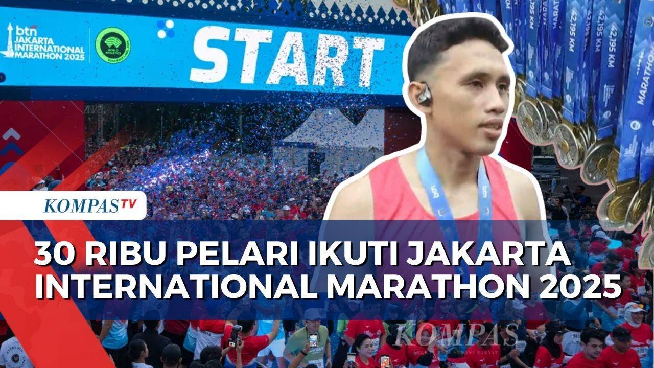 Jakarta International Marathon 2025 Sukses Digelar, Semua Finisher Dapat Medali 'Khusus'