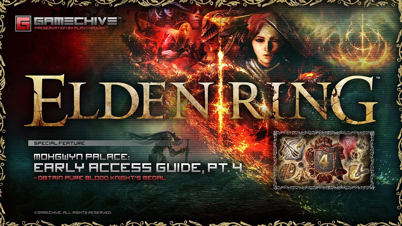 Elden Ring (Mohgwyn Palace: Early Access Guide 4/10, Obtain Pureblood Knight's Medal) PS4 Gamechive
