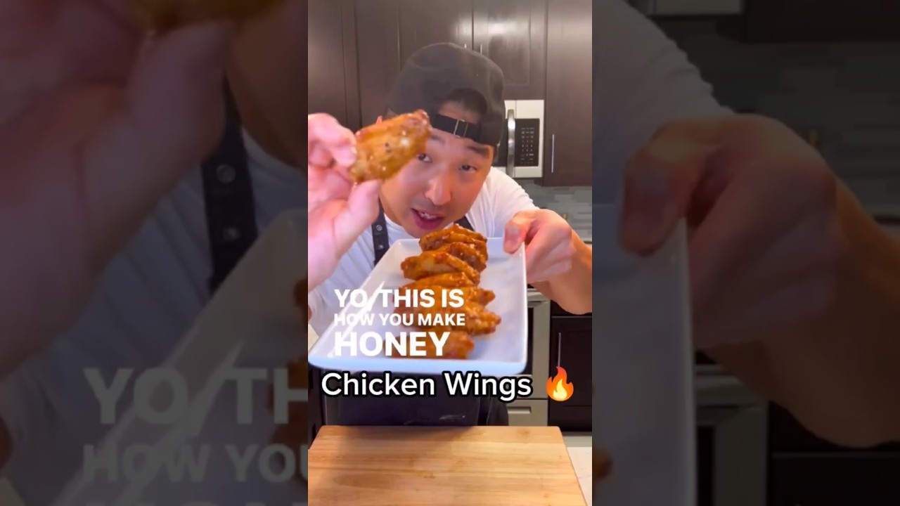 Honey Garlic Chicken Wings 🍗🥵🔥