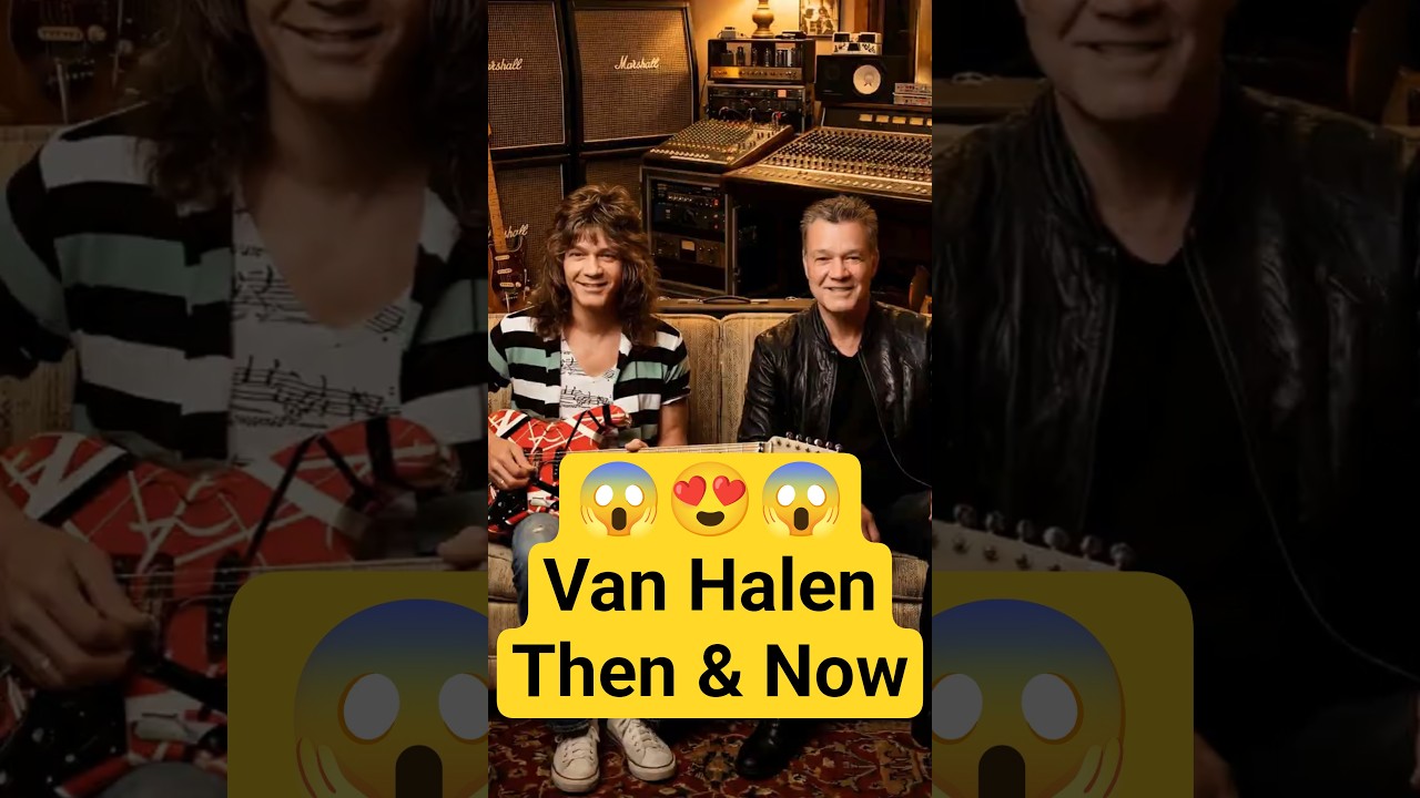 Van Halen Members Then & Now | Eddie, David Lee Roth & More #vanhalen #thenandnow #nostalgia
