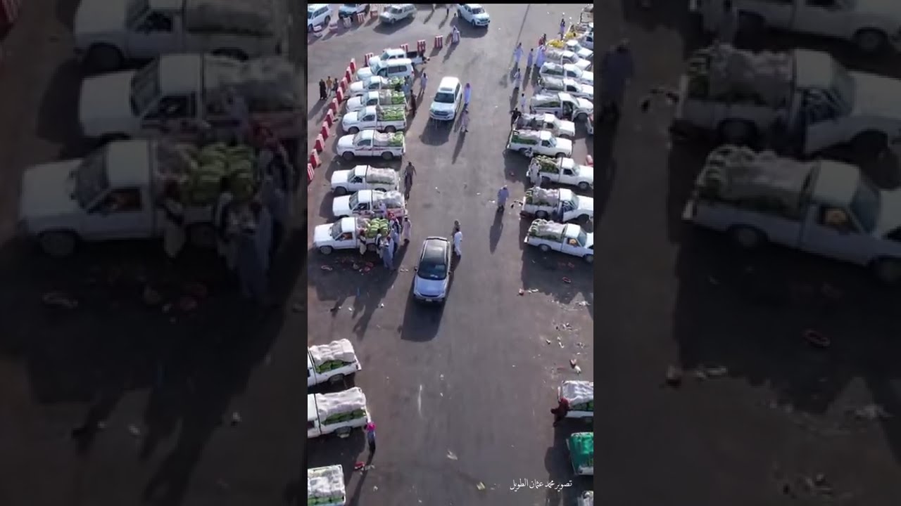تصوير جوي لـ مهرجان حبحب ساجر يوم الاربعاء ١٤٤٣/١١/١٦هـ