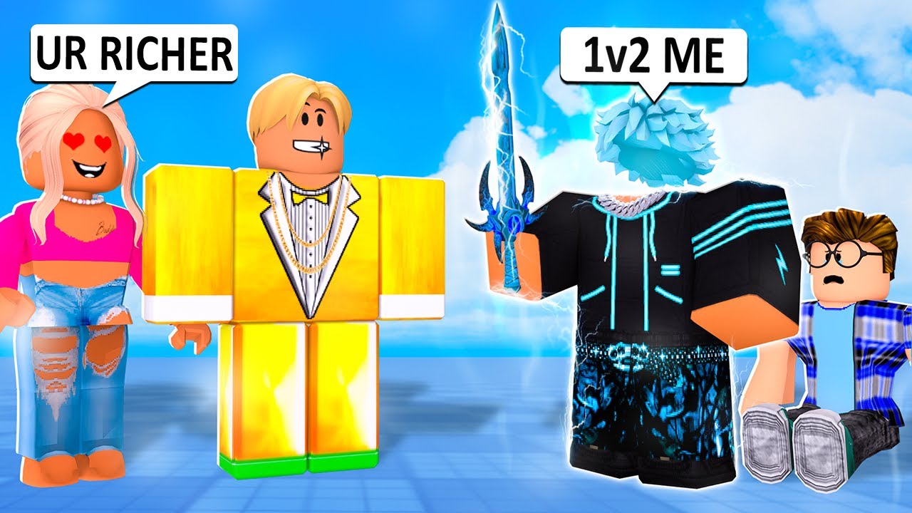 Она изменила своему бедному парню, поэтому я отомстила... (Roblox Blade Ball)
