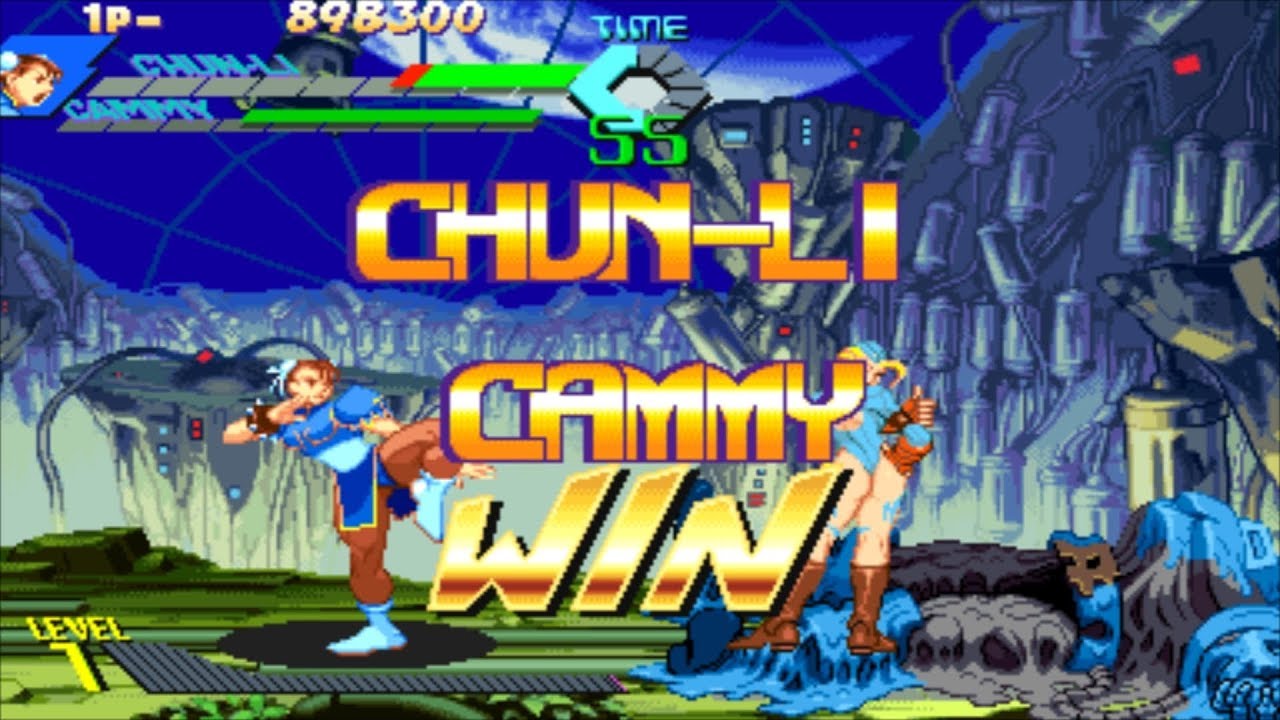 X-Men vs. Street Fighter: Chun-Li/Cammy Playthrough, Max Difficulty (Arcade - 1997)