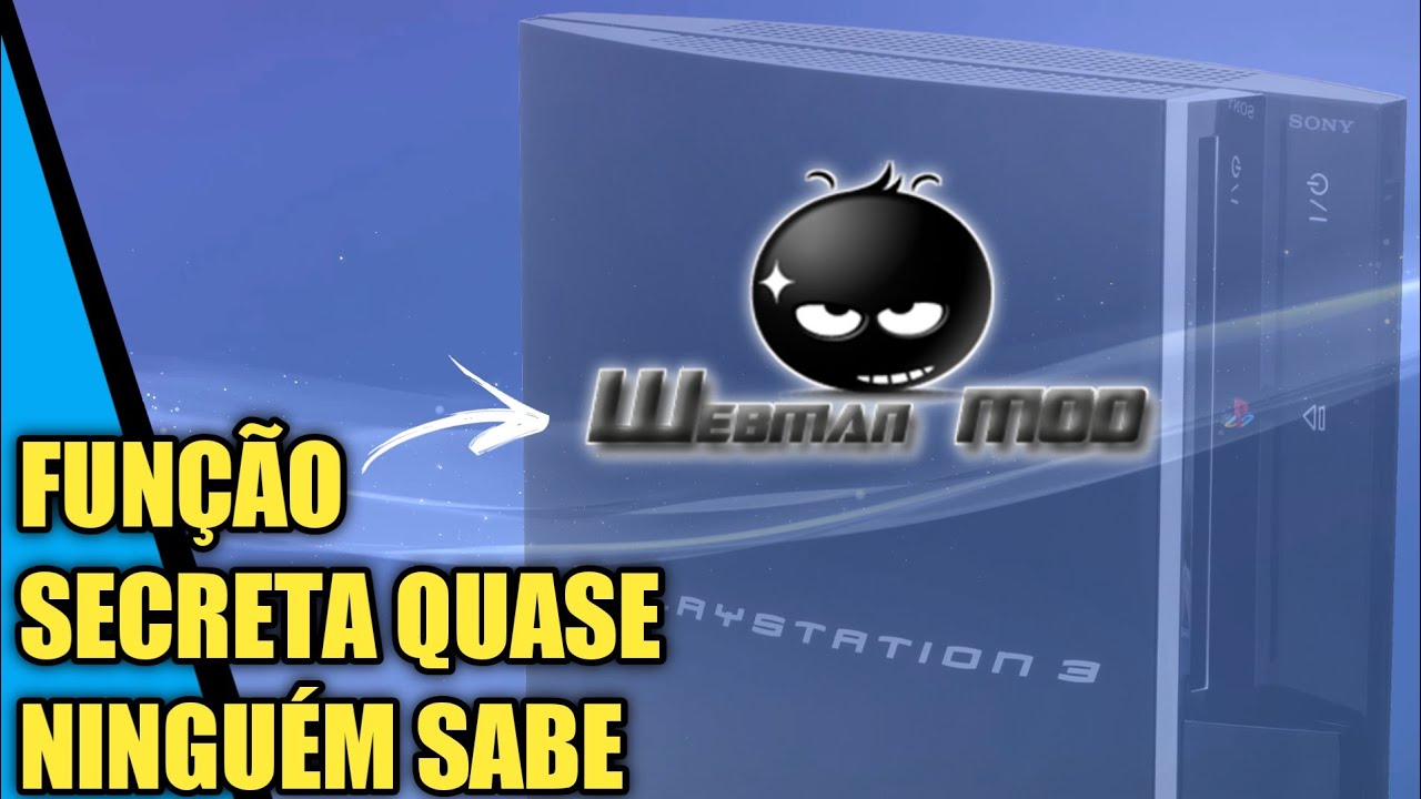Função do WEBMAN MOD NO PS3 que quase ninguém conhece!