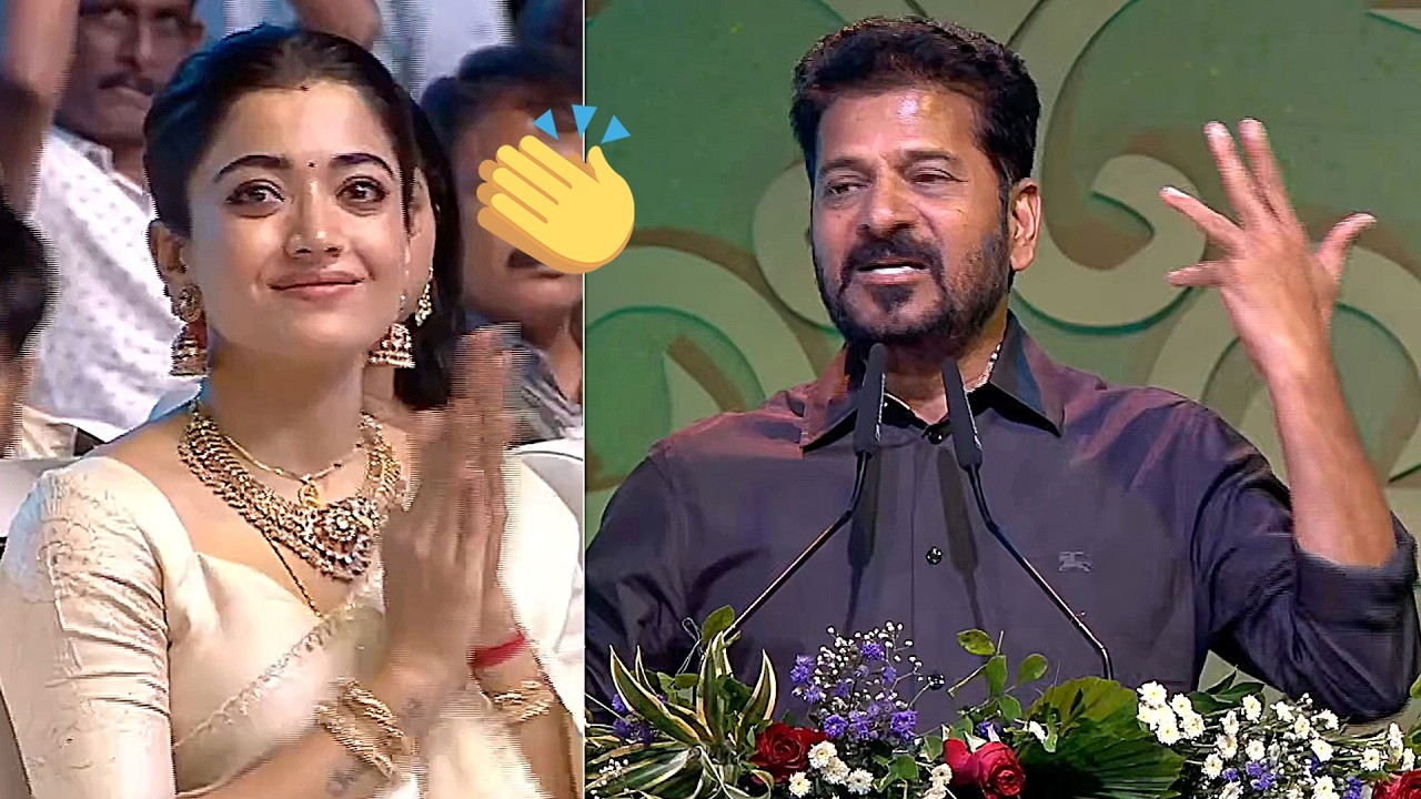 CM Revanth Reddy Speech at Telangana Gaddar Film Awards 2025 | Chiranjeevi | Rashmika | News Buzz