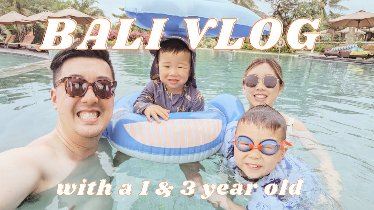 BALI TRAVEL VLOG | With 2 toddlers (including getting through the plane ride)